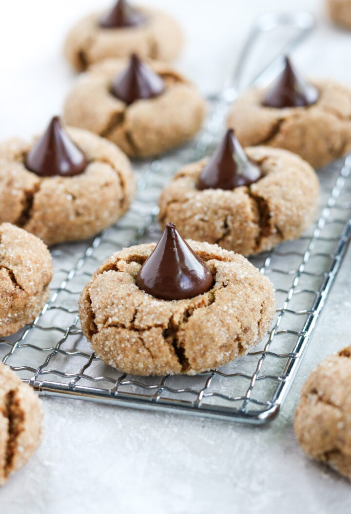 Gluten Free Peanut Butter Blossoms without Dairy! Mary's Whole Life