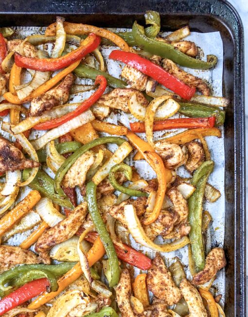 Sheet Pan Keto Chicken Fajitas Mary's Whole Life