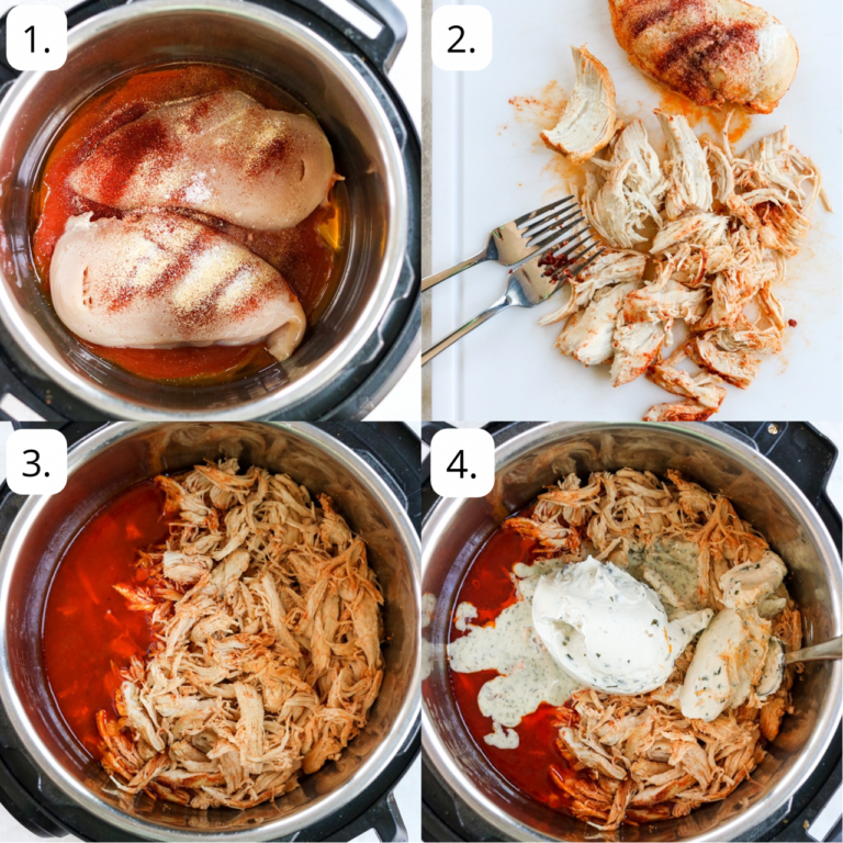 Instant Pot Keto Buffalo Chicken Dip (Dairy Free) Keto Friendly