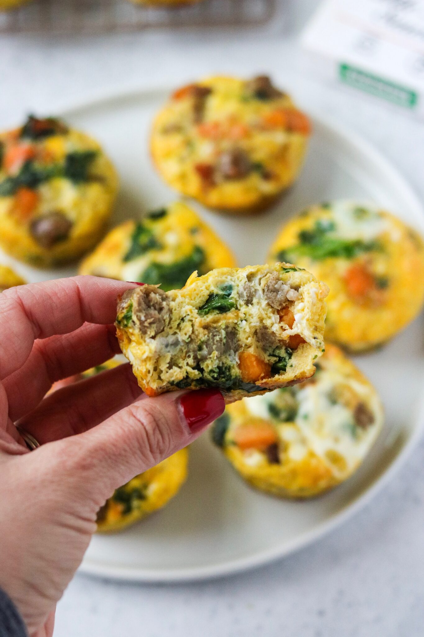 Sausage, Sweet Potato, and Kale Egg Cups (Whole30, Paleo) Mary's