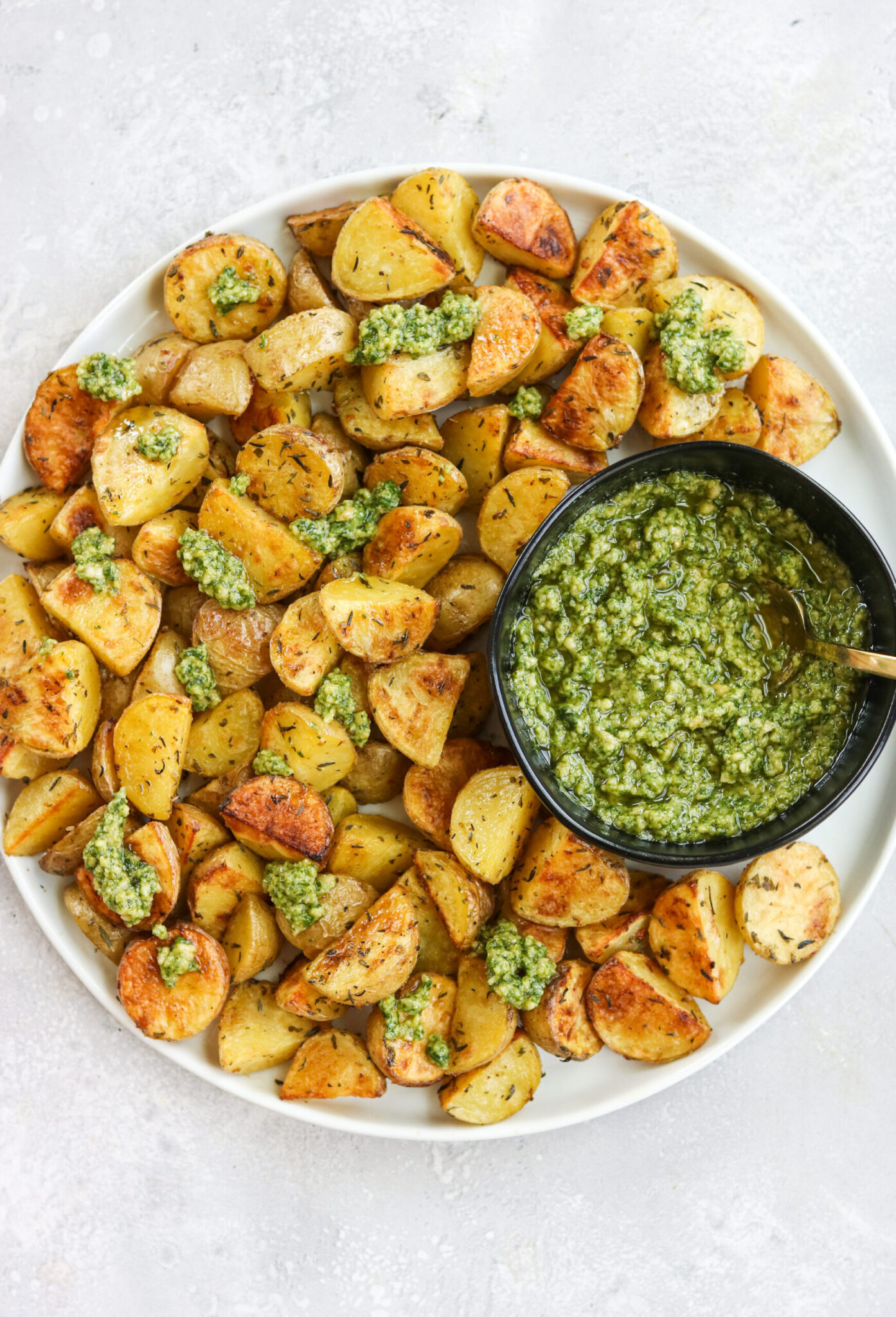 Herb Roasted Potatoes with Cashew Pesto (Whole30, Paleo) Mary's Whole Life