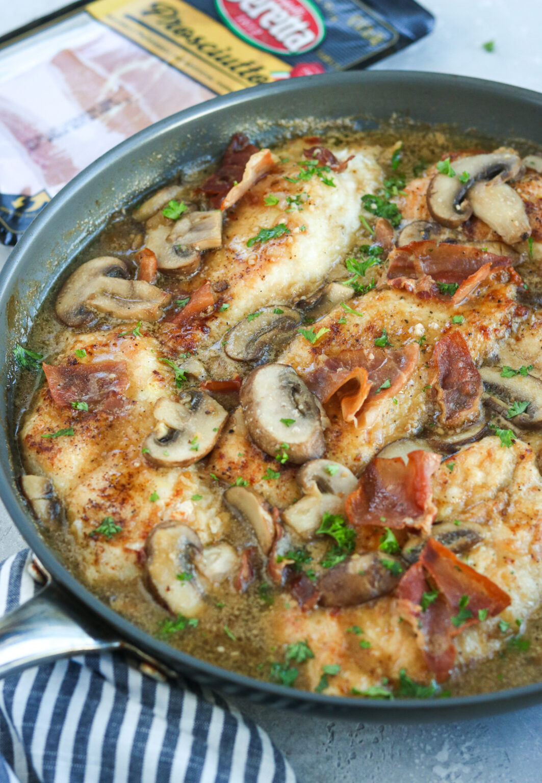 Paleo Chicken Marsala with Prosciutto Mary's Whole Life