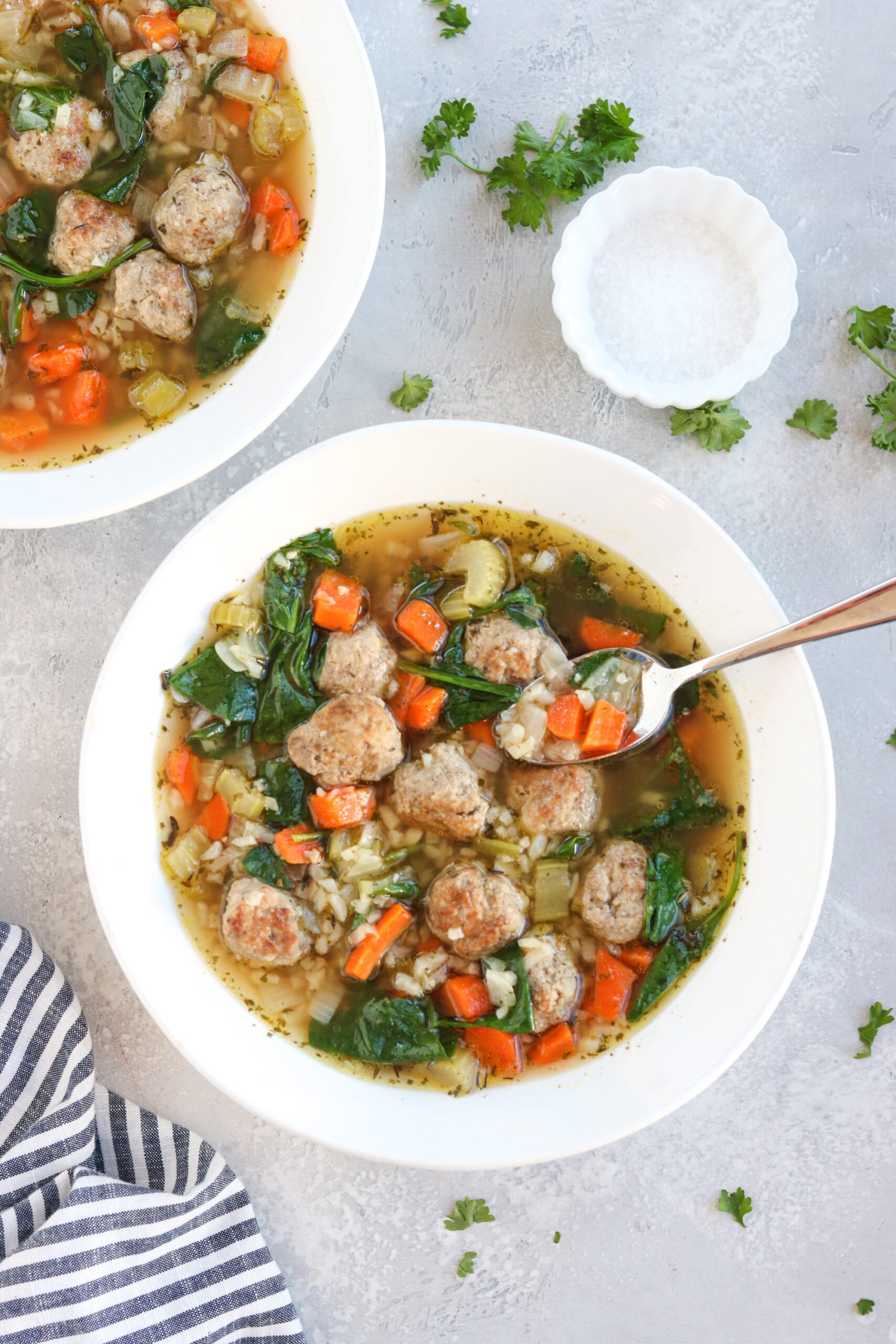 Italian Wedding Soup made in the Instant Pot