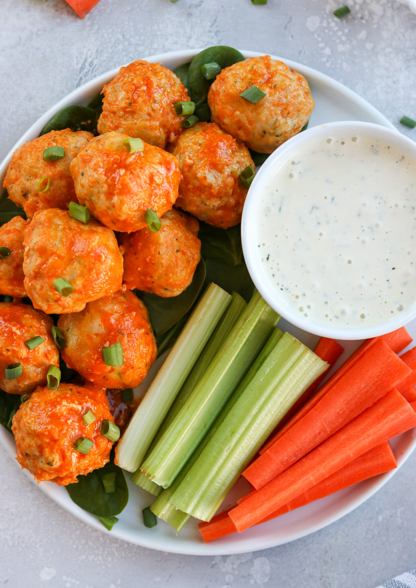 Whole30 Slow Cooker Buffalo Chicken Meatballs Mary's Whole Life
