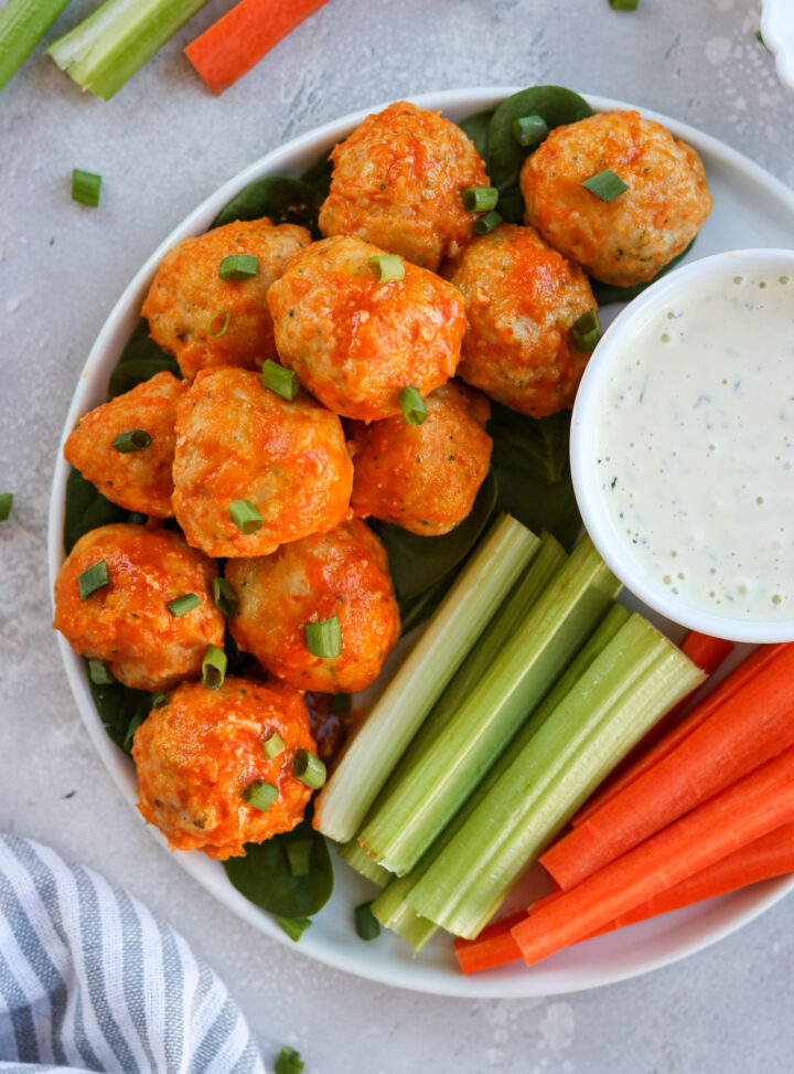 Whole30 Slow Cooker Buffalo Chicken Meatballs Mary's Whole Life
