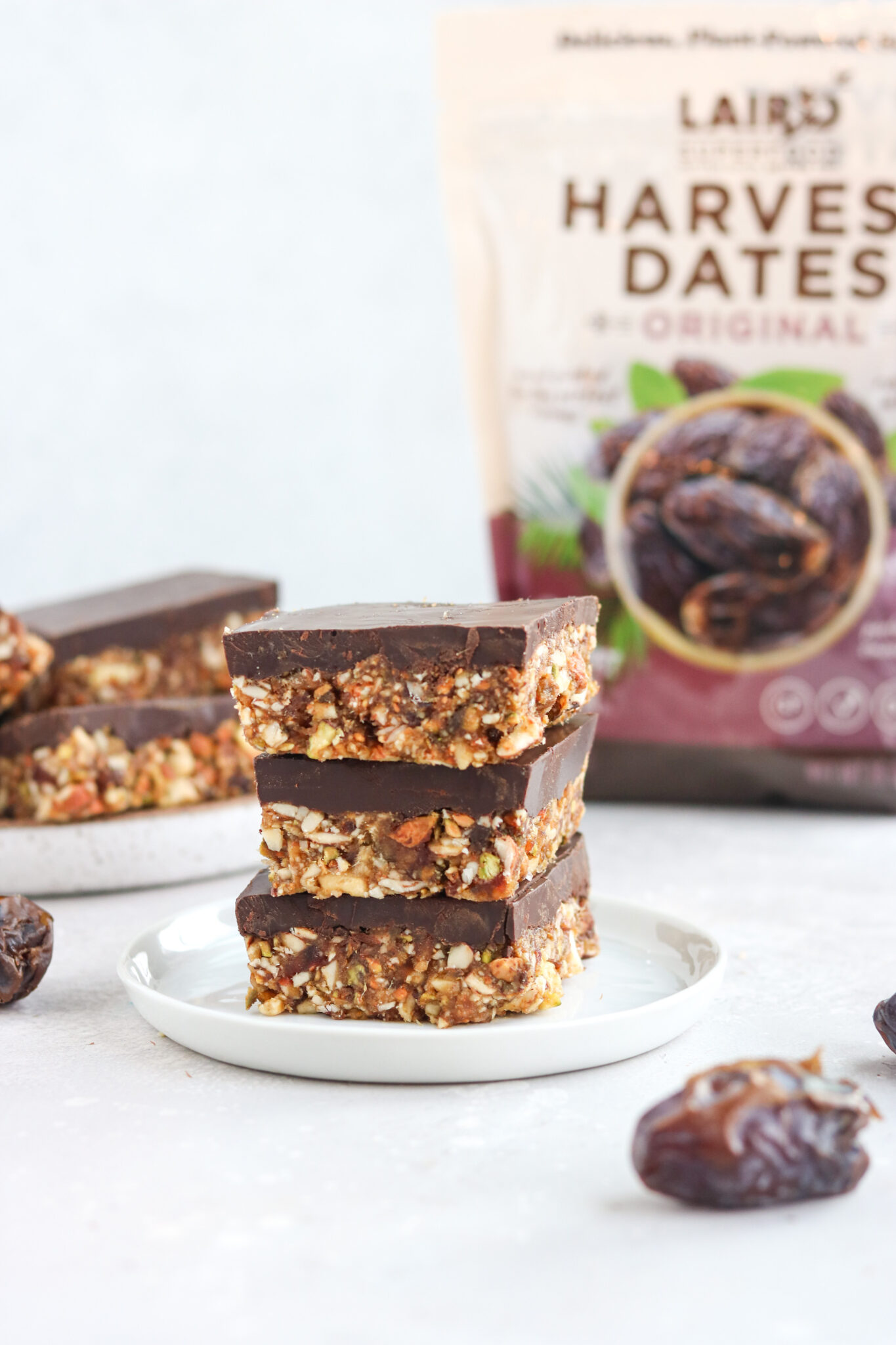 Paleo Fudge Covered Date Nut Bars (Vegan) Mary's Whole Life