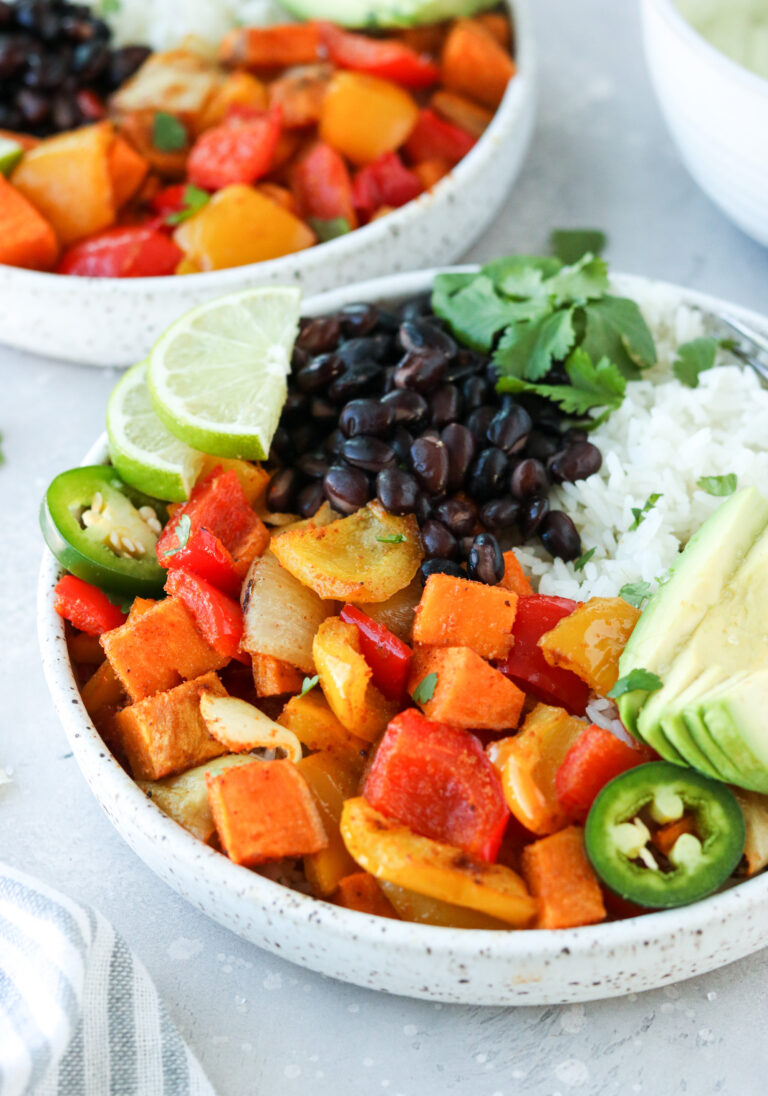 Vegetable Burrito Bowls with Avocado Crema Mary's Whole Life