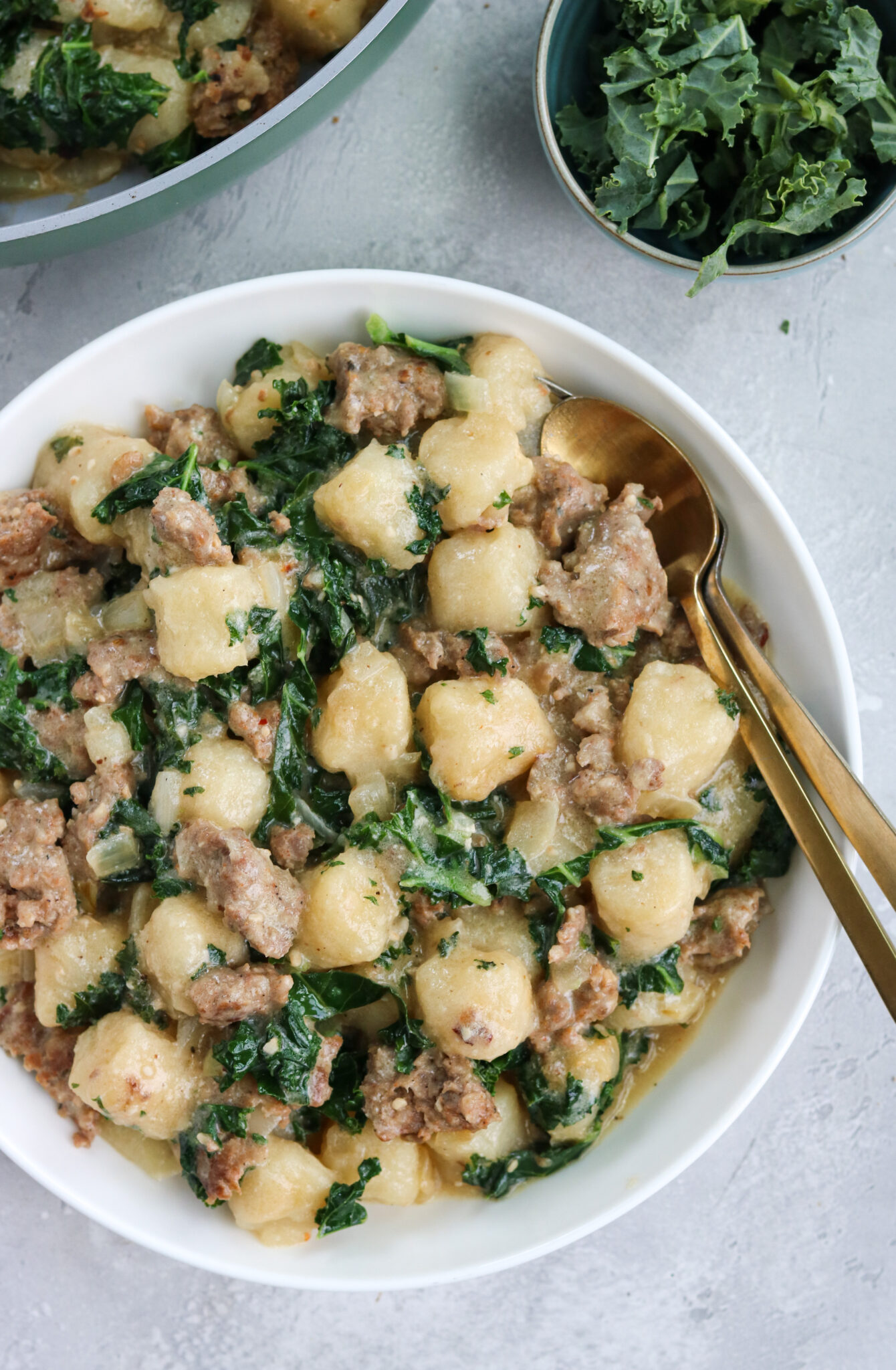 Paleo Sausage Kale Gnocchi (Gluten Free) Mary's Whole Life