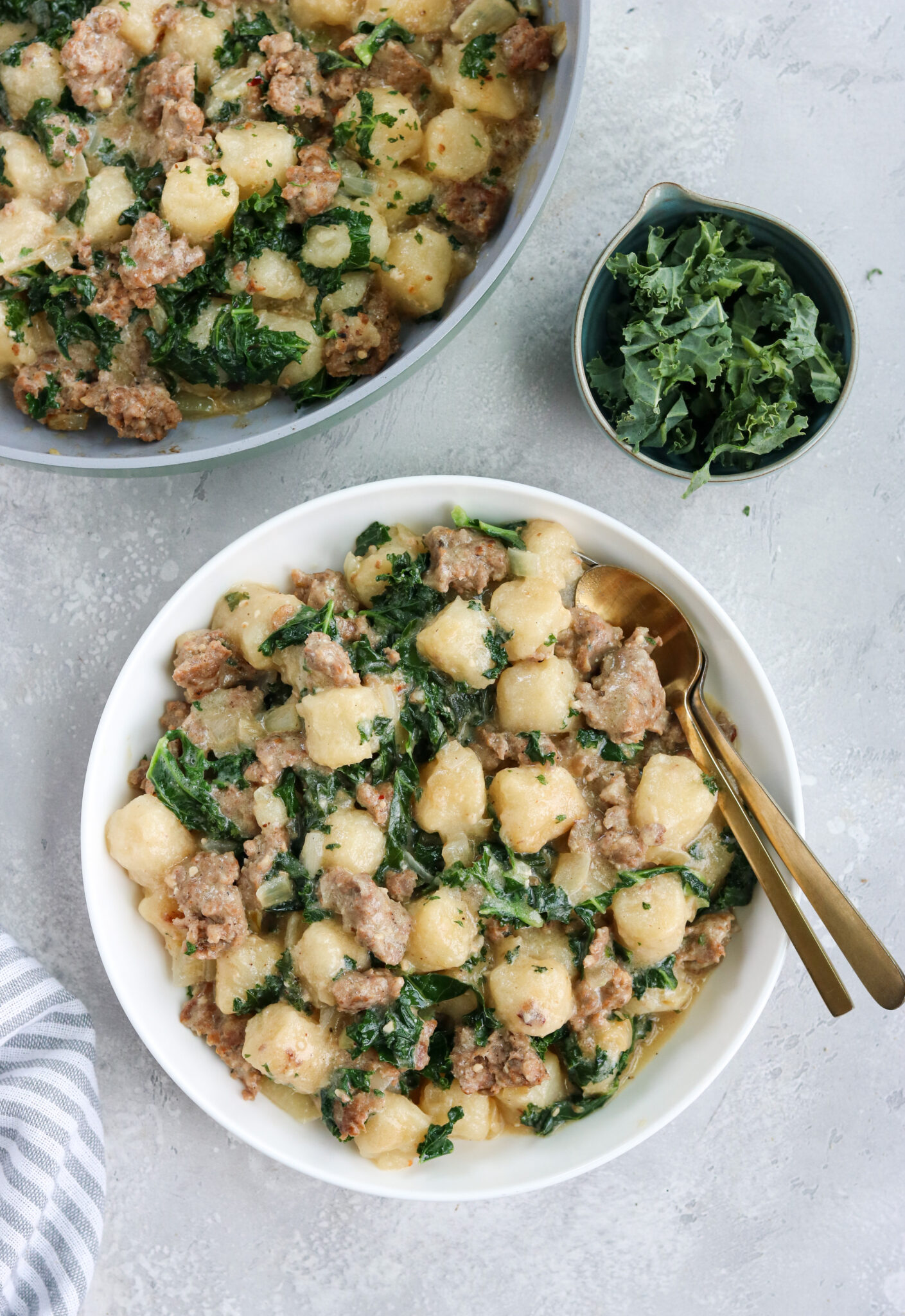 Paleo Sausage Kale Gnocchi (Gluten Free) Mary's Whole Life