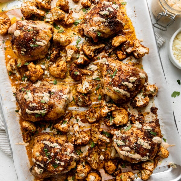 Sheet Pan Cauliflower & Chicken Street Taco Bowls Mary's Whole Life