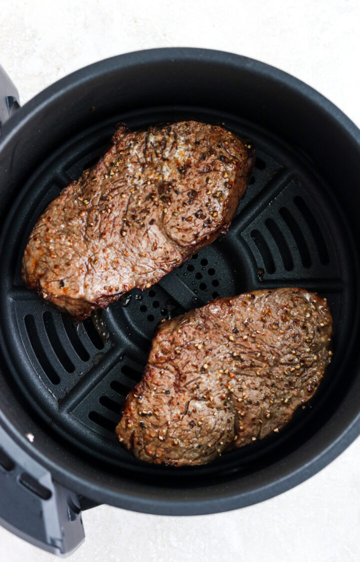 Air Fryer Filet Mignon | with Garlic Herb Butter | Quick & Easy Recipe