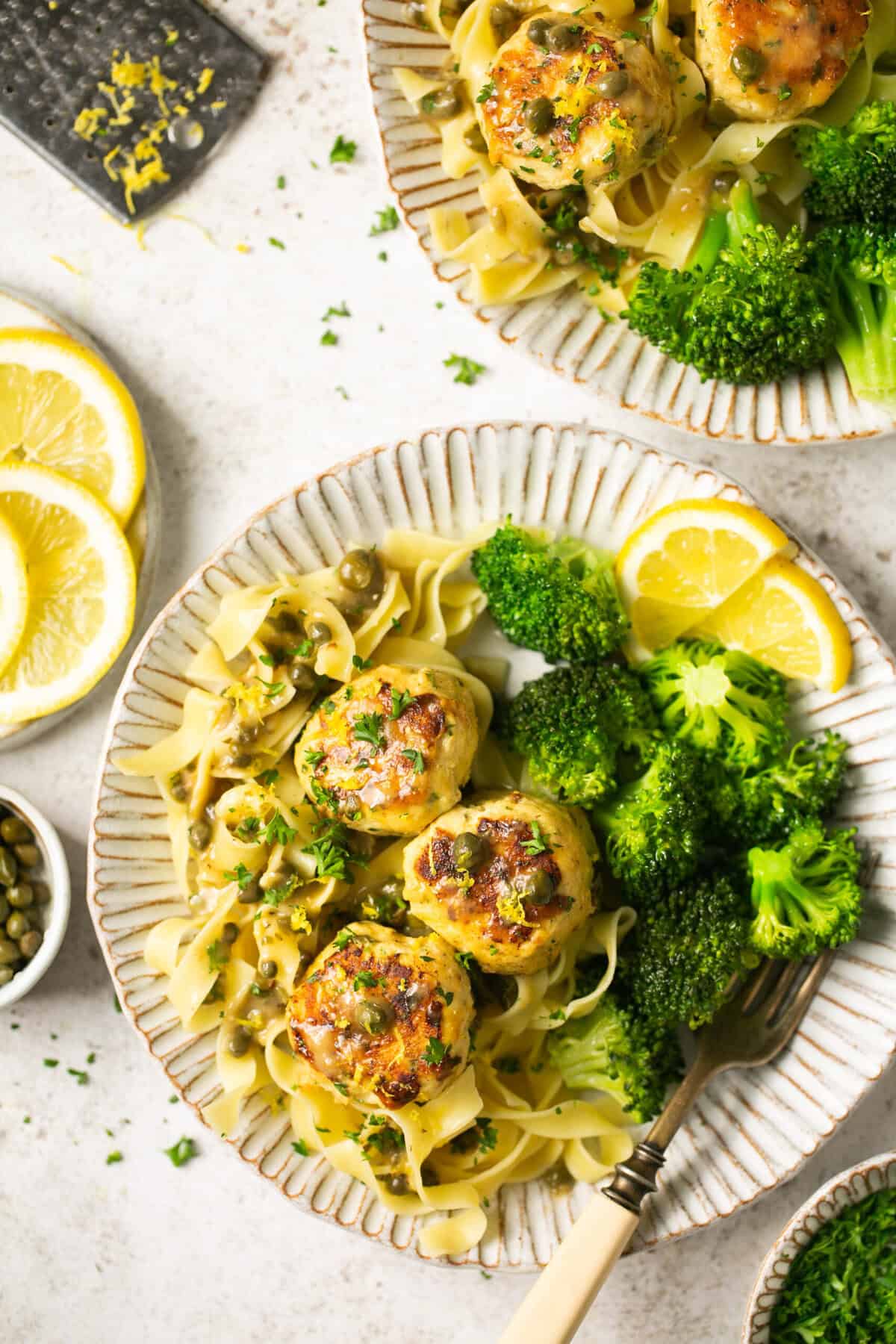 Easy Gluten-Free Chicken Piccata Meatballs Recipe