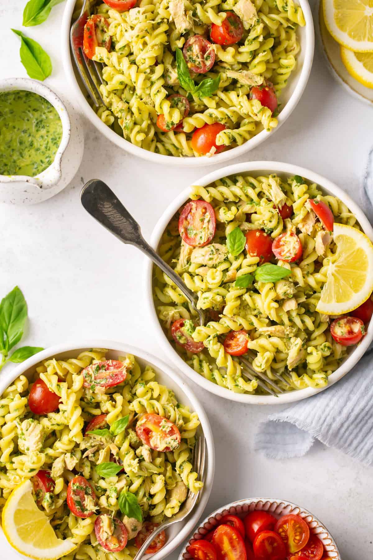 Easy Gluten Free Tuna Pesto Pasta Mary's Whole Life