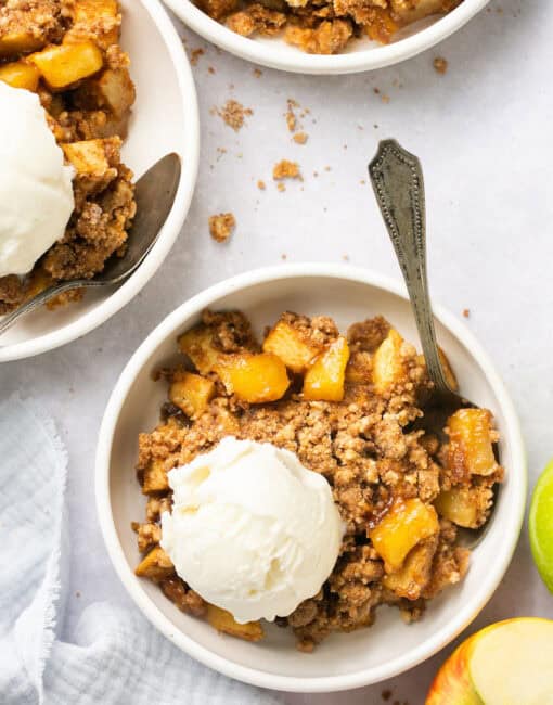 Healthy Apple Crumble Mary's Whole Life