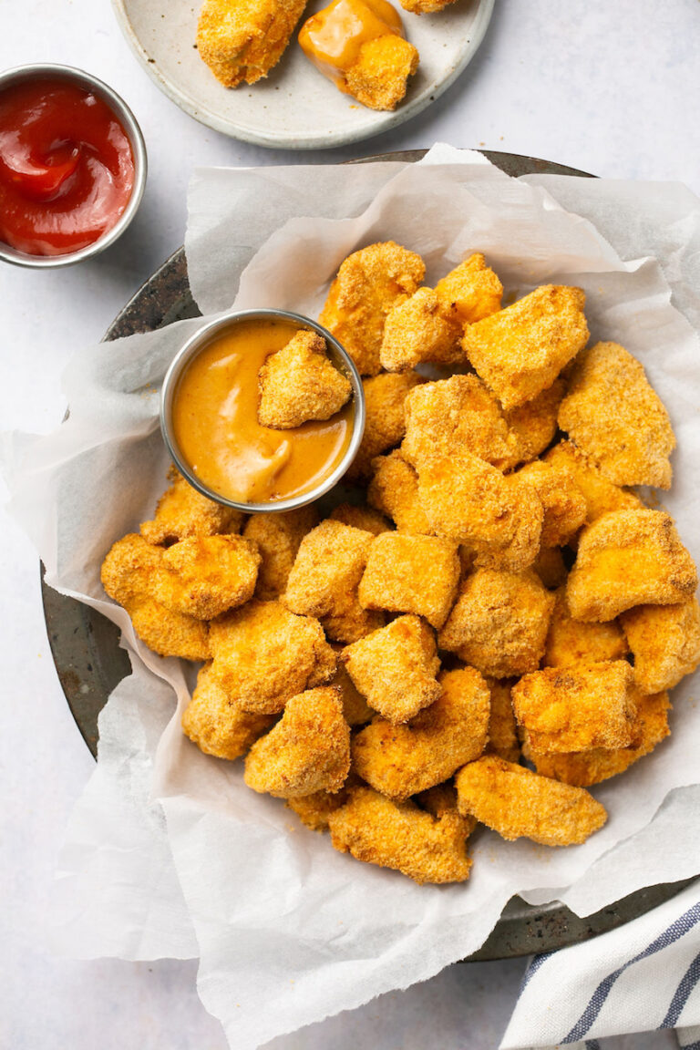 Air Fryer Chicken Nuggets with Homemade Chick Fil A Sauce