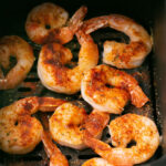 shrimp in the air fryer with seasoning