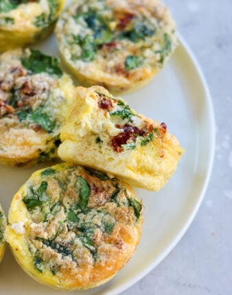 Spinach and Feta Egg Bites Recipe
