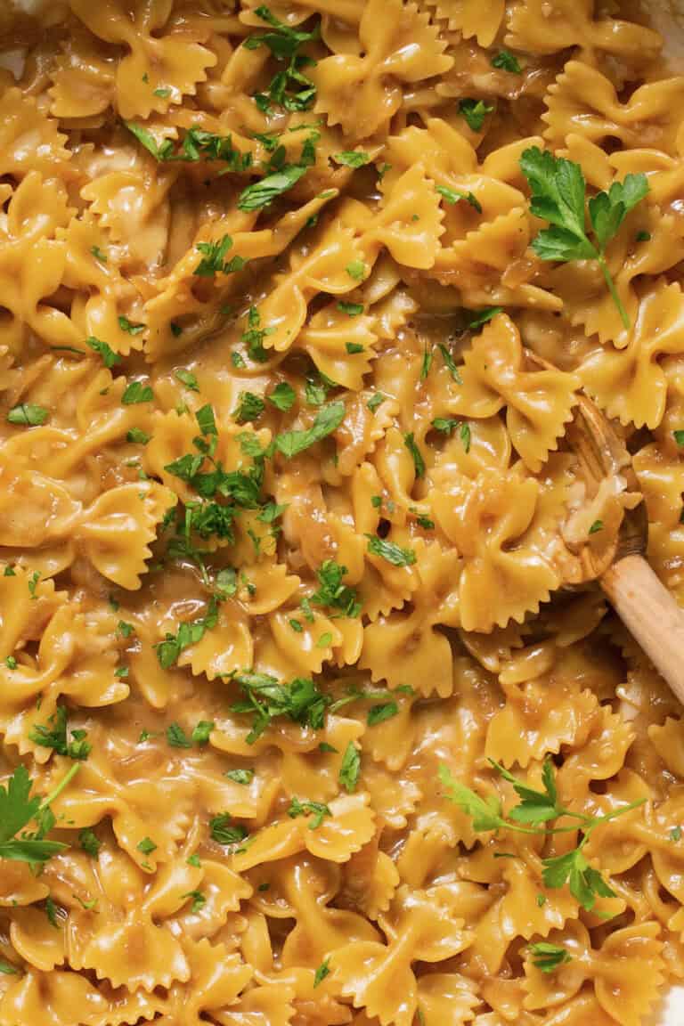 Tik Tok Viral French Onion Pasta (GlutenFree!) Mary's Whole Life