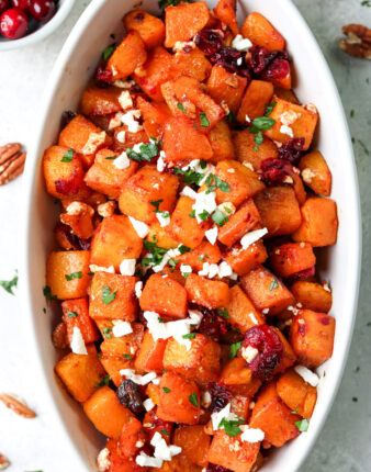 Easy Air Fryer Butternut Squash (with Baked Option)
