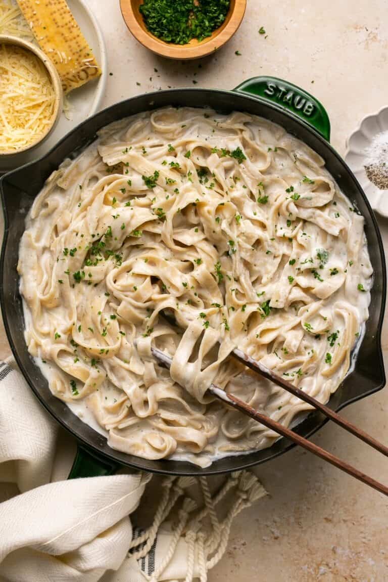 Cottage Cheese Alfredo High Protein & Gluten Free