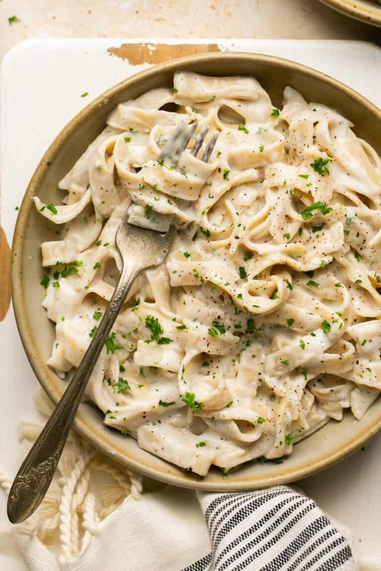 Cottage Cheese Alfredo High Protein & Gluten Free