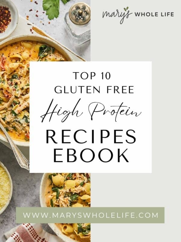 top 10 gluten free high protein recipes ebook cover