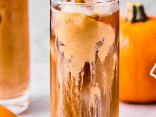 The BEST Pumpkin Protein Cold Foam (Starbucks Copycat) | Mary's
